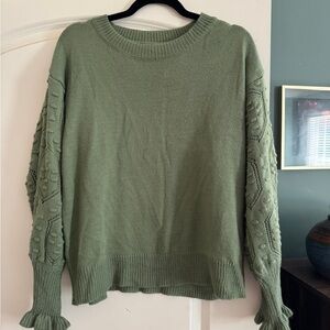 Green Knit Sweater